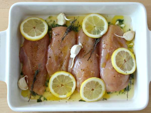 Pečen piščanec z limono - Priprava korak 4