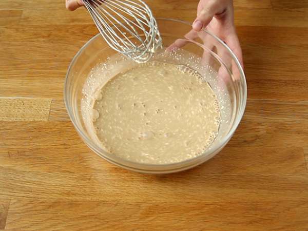 Majoneza in čokoladni biskvit - Priprava korak 2