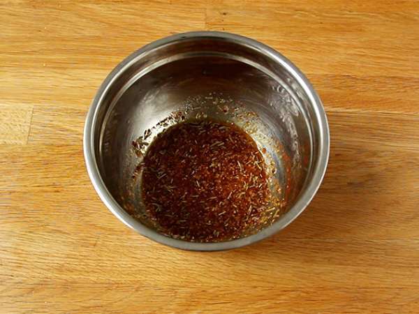 Pečen piščanec z medom in gorčico - Priprava korak 1