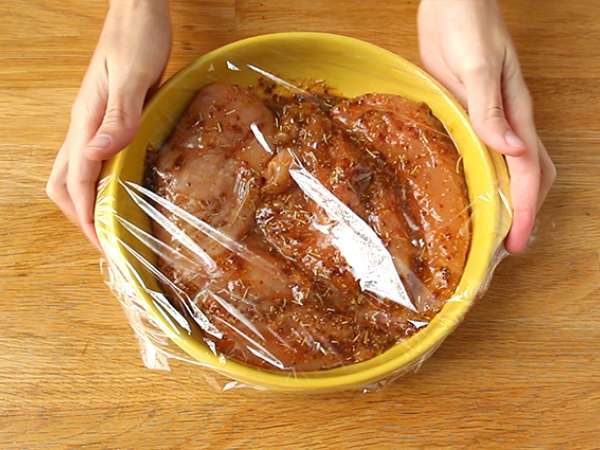 Pečen piščanec z medom in gorčico - Priprava korak 3