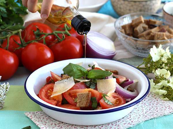 Solata Panzanella - Priprava korak 2