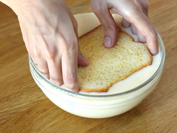 Francoski toast z arašidovim maslom in želejem - Priprava korak 3