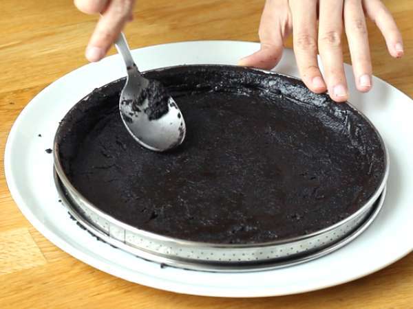 Čokolada in oreo tartlet - Priprava korak 2