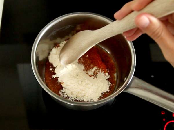 Piščančje Enchiladas z Chili omako - Priprava korak 1