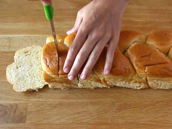 Sendvič s kozicami iz brioške (zvitek s kozicami) - Priprava korak 4