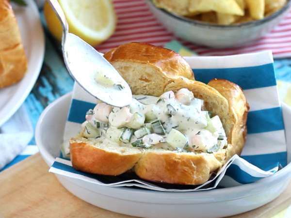 Sendvič s kozicami iz brioške (zvitek s kozicami) - Priprava korak 6