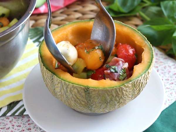 Melonina solata na meloni - Priprava korak 4