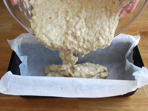 Banana torta brez sladkorja - Banana kruh - Priprava korak 4