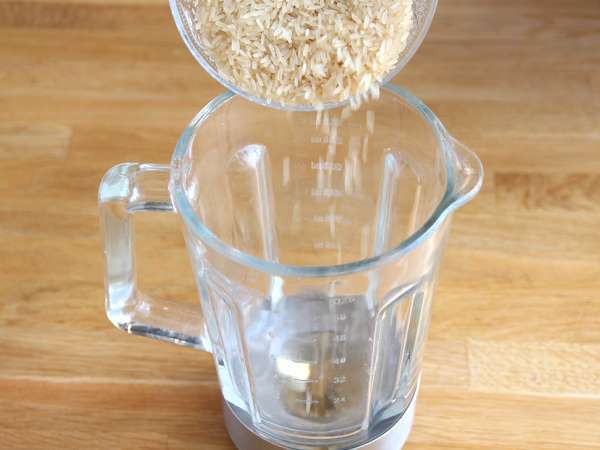 Domača riževa moka (brez glutena) - Priprava korak 1