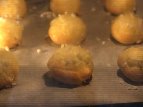 Chouquettes, choux s sladkorjem v prahu - Priprava korak 5