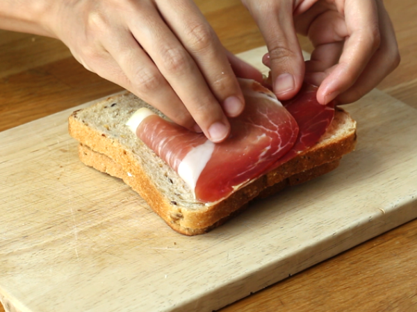 Italijanski sendvič klub - Priprava korak 3