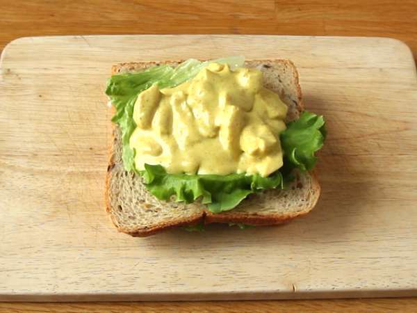 Sendvič s piščančjim curryjem - Priprava korak 5