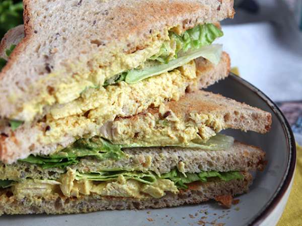 Sendvič s piščančjim curryjem - Priprava korak 6