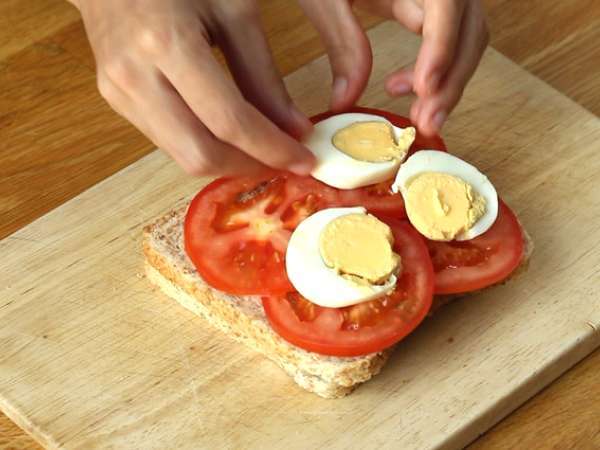 Klub vegetarijanskih sendvičev - Priprava korak 4