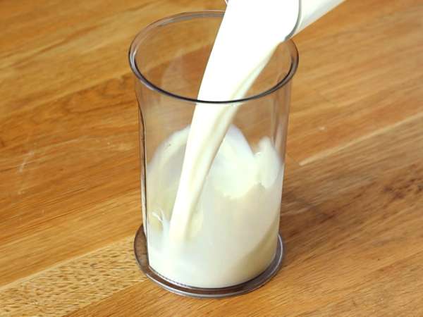 Lactonnaise. Mlečna majoneza, brez jajc - Priprava korak 1