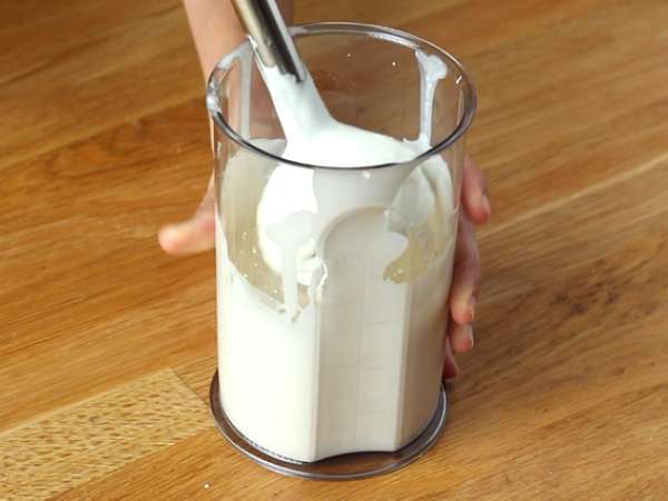 Lactonnaise. Mlečna majoneza, brez jajc - Priprava korak 3