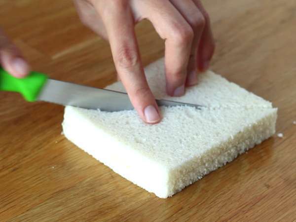 Origami zvezdni kruh presenečenja - Priprava korak 2