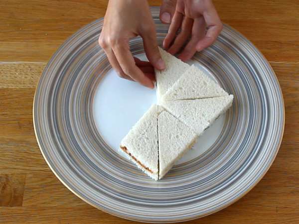 Origami zvezdni kruh presenečenja - Priprava korak 4