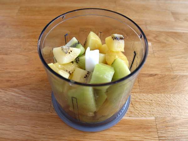 Kivi sladoled - Priprava korak 1