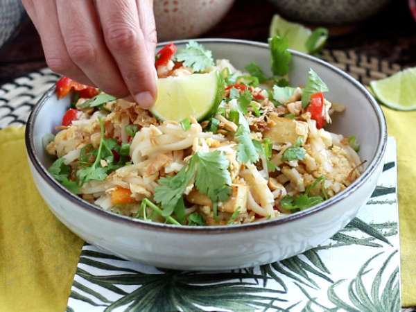 Pad thai s tofujem - Priprava korak 8