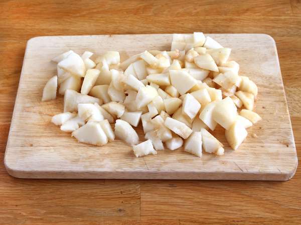 Kompot iz hrušk in cimeta (brez dodanega sladkorja) - Priprava korak 1