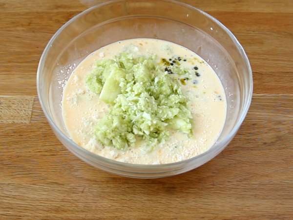 Bučke in pesto flans - brez glutena - Priprava korak 2