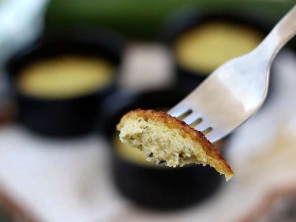 Bučke in pesto flans - brez glutena - Priprava korak 4