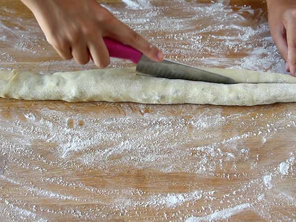 Brioš s čokolado in lešniki Babka - Priprava korak 6