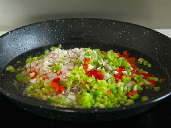 Enostaven riž z lignji - Priprava korak 3