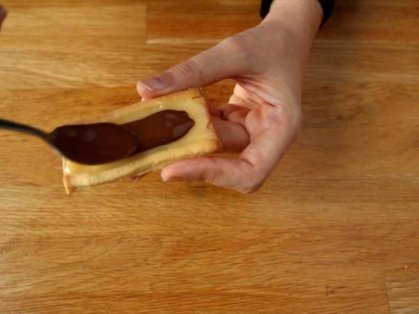 Piškoti twix s karamelo in mlečno čokolado - Priprava korak 9