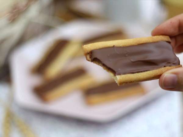 Piškoti twix s karamelo in mlečno čokolado - Priprava korak 10