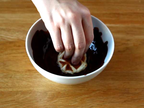 Mini čokoladni vaflji - Priprava korak 5