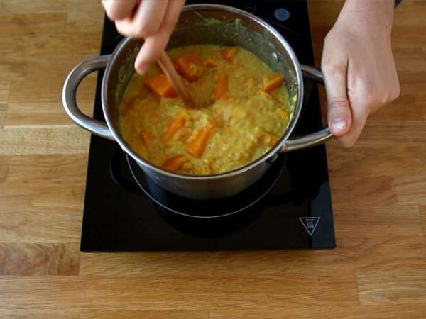 Juha iz maslenice in koralne leče - Priprava korak 2