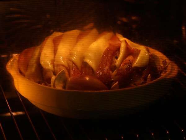 Pečena svinjina Orloff - Priprava korak 5