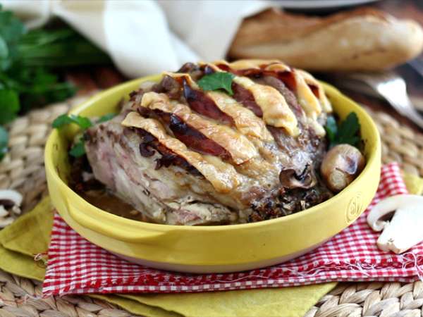 Pečena svinjina Orloff - Priprava korak 6