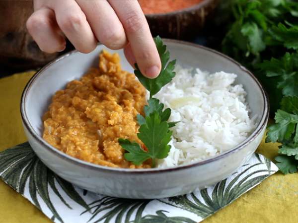 Enostaven koralni lečni dahl - Priprava korak 6