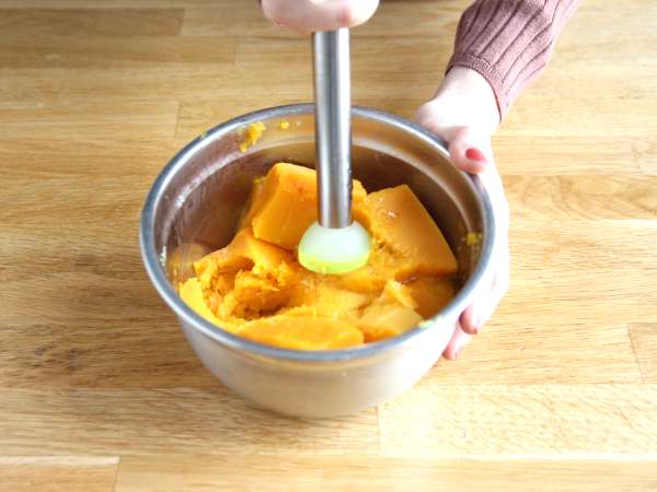 Bučna in kokosova torta (enostavno) - Priprava korak 1