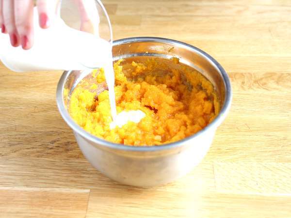 Bučna in kokosova torta (enostavno) - Priprava korak 2