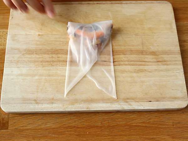 Rezanci s kozicami in gobami - Priprava korak 5