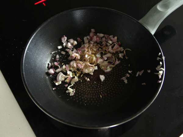 Butternut crumble z lešniki - Priprava korak 1