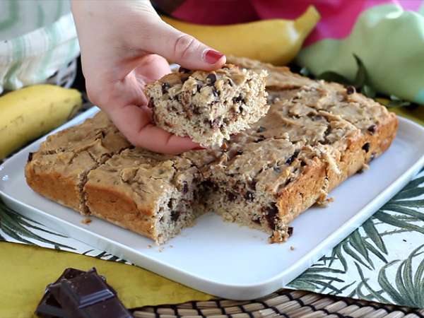 Banana in čokoladna torta - veganska in brez glutena - Priprava korak 5