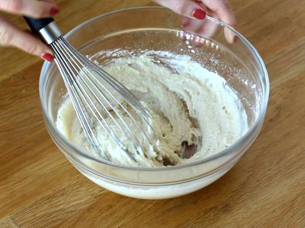 Čokoladni srčni mafini - veganski in brez glutena - Priprava korak 2