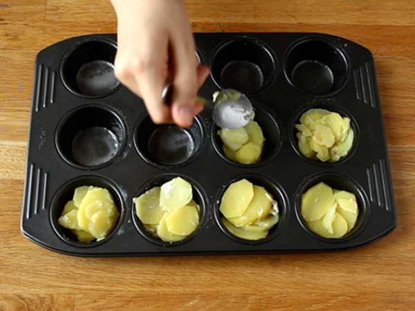 Mini gratins dauphinois - Priprava korak 2