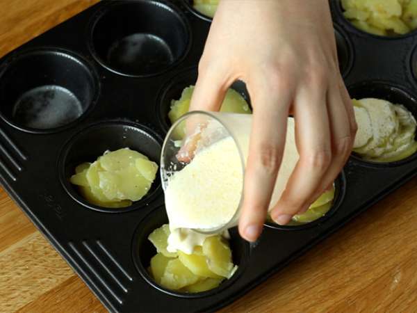 Mini gratins dauphinois - Priprava korak 3