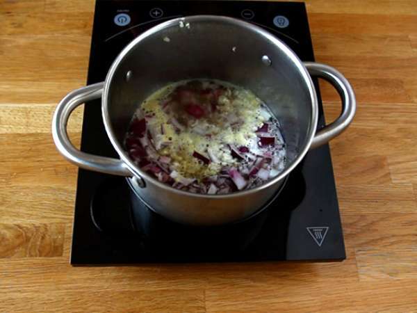 Afriška juha: paradižnik, arašidi in blitva - Afriška arašidova juha - Priprava korak 2