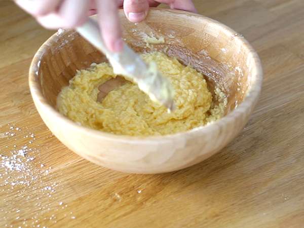 Velikonočni jajčni zajček tart - Priprava korak 1