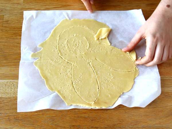 Velikonočni jajčni zajček tart - Priprava korak 5