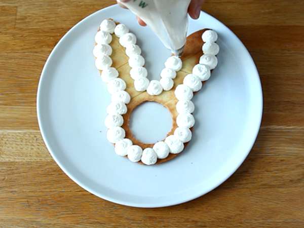 Velikonočni jajčni zajček tart - Priprava korak 8