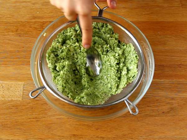 Pletenine iz bučk in fete - Priprava korak 2