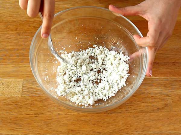 Pletenine iz bučk in fete - Priprava korak 3